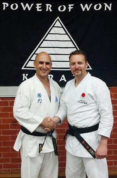Sensei Michael Caruana and Sensei Mark Bates