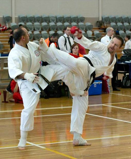 Karate Tournament Fighting
